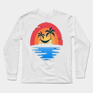 beach hello summer Long Sleeve T-Shirt